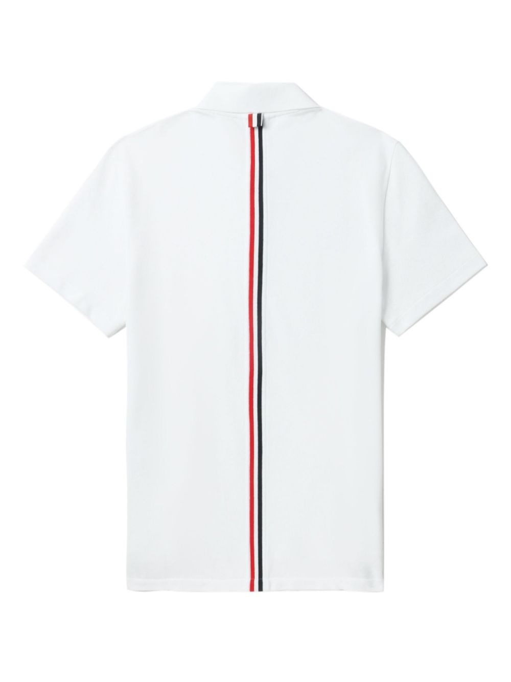 Center-Back Stripe Piqué Polo - 6