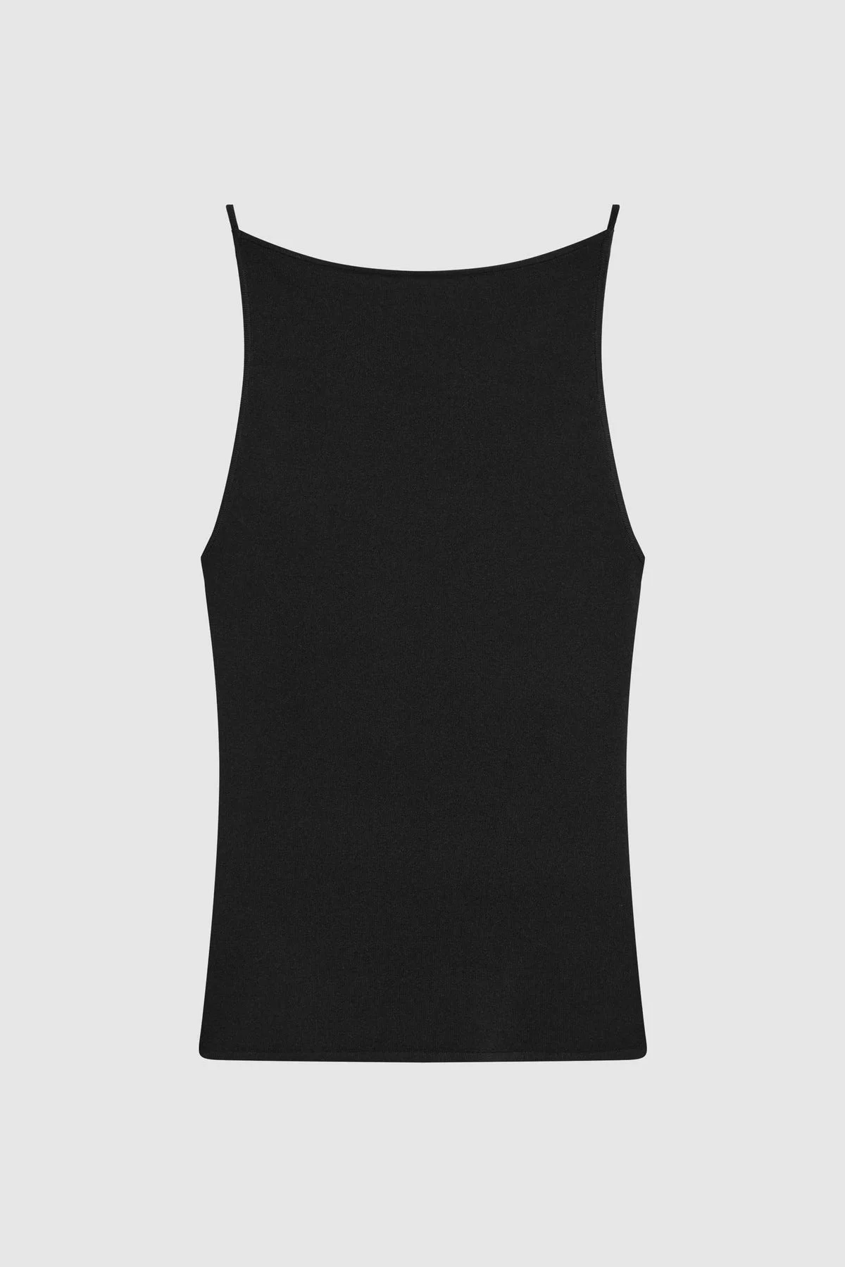 Square Neck Top - Black - 1