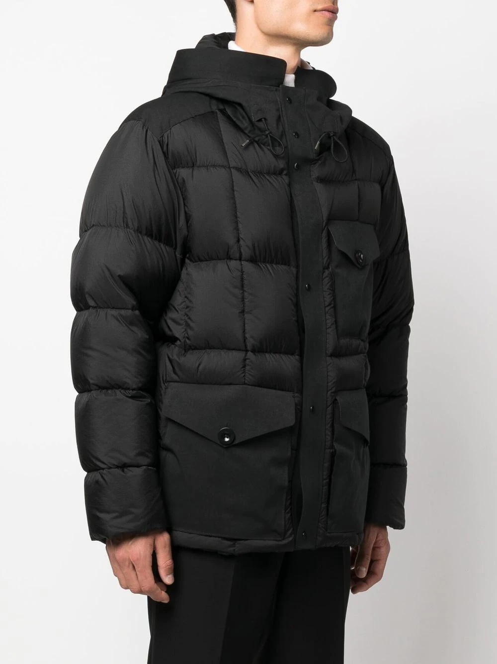 down-feather hooded parka - 3