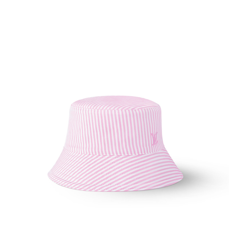 Louis Vuitton LV League Striped Bucket Hat outlook