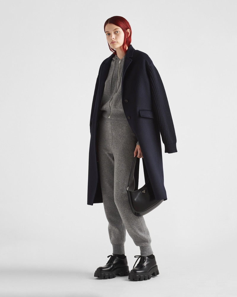 Prada Cashmere hoodie jacket outlook