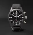 Pilot's TOP GUN Automatic Chronograph 44mm Ceramic and Leather Watch, Ref. No. IW389001 - 12