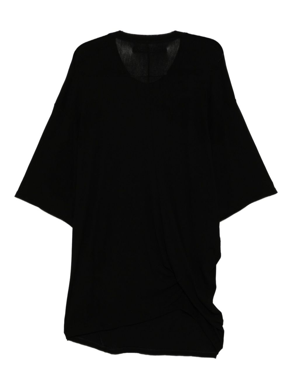 draped T-shirt - 2