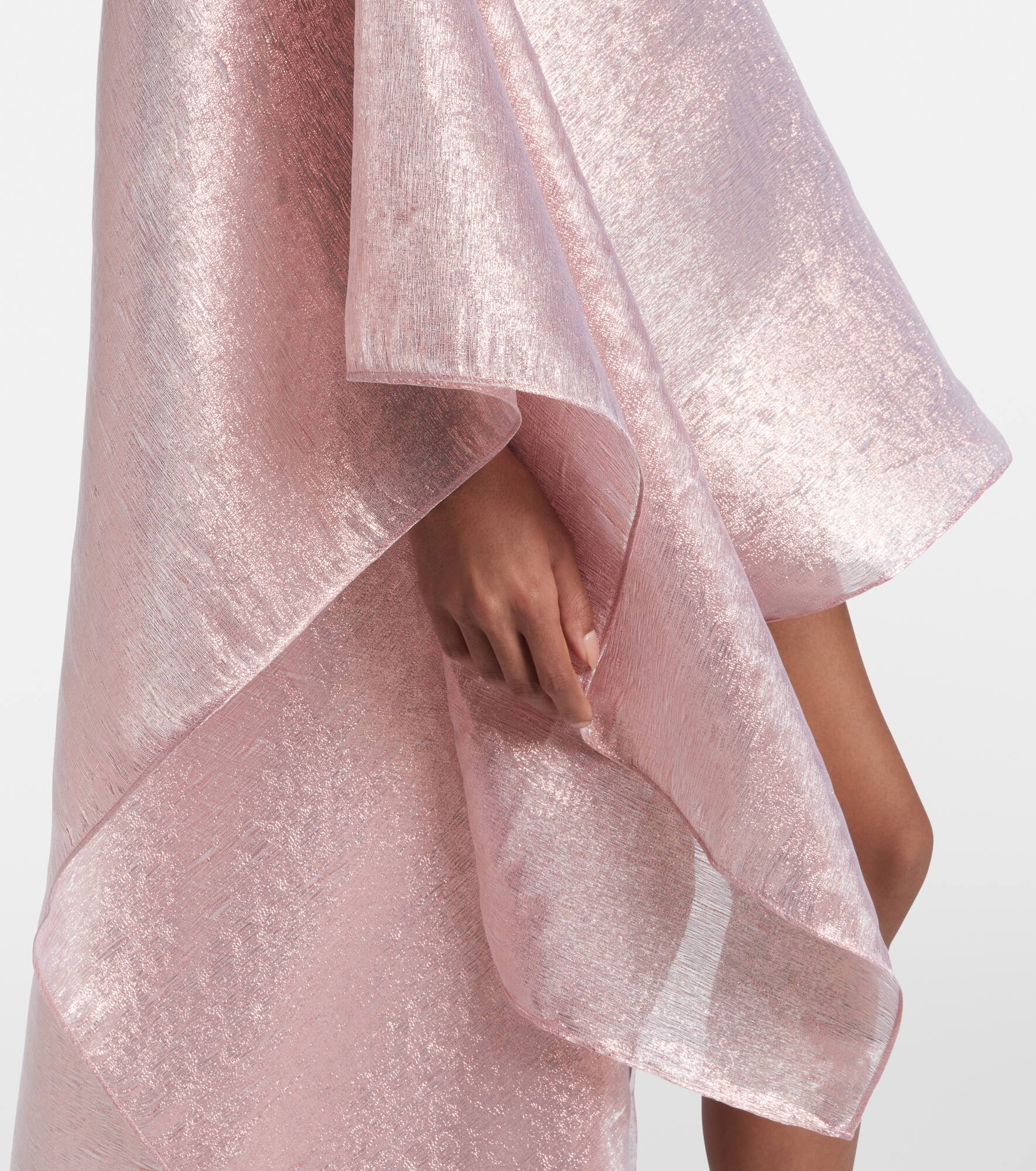 Dallas asymmetric organza kaftan - 5