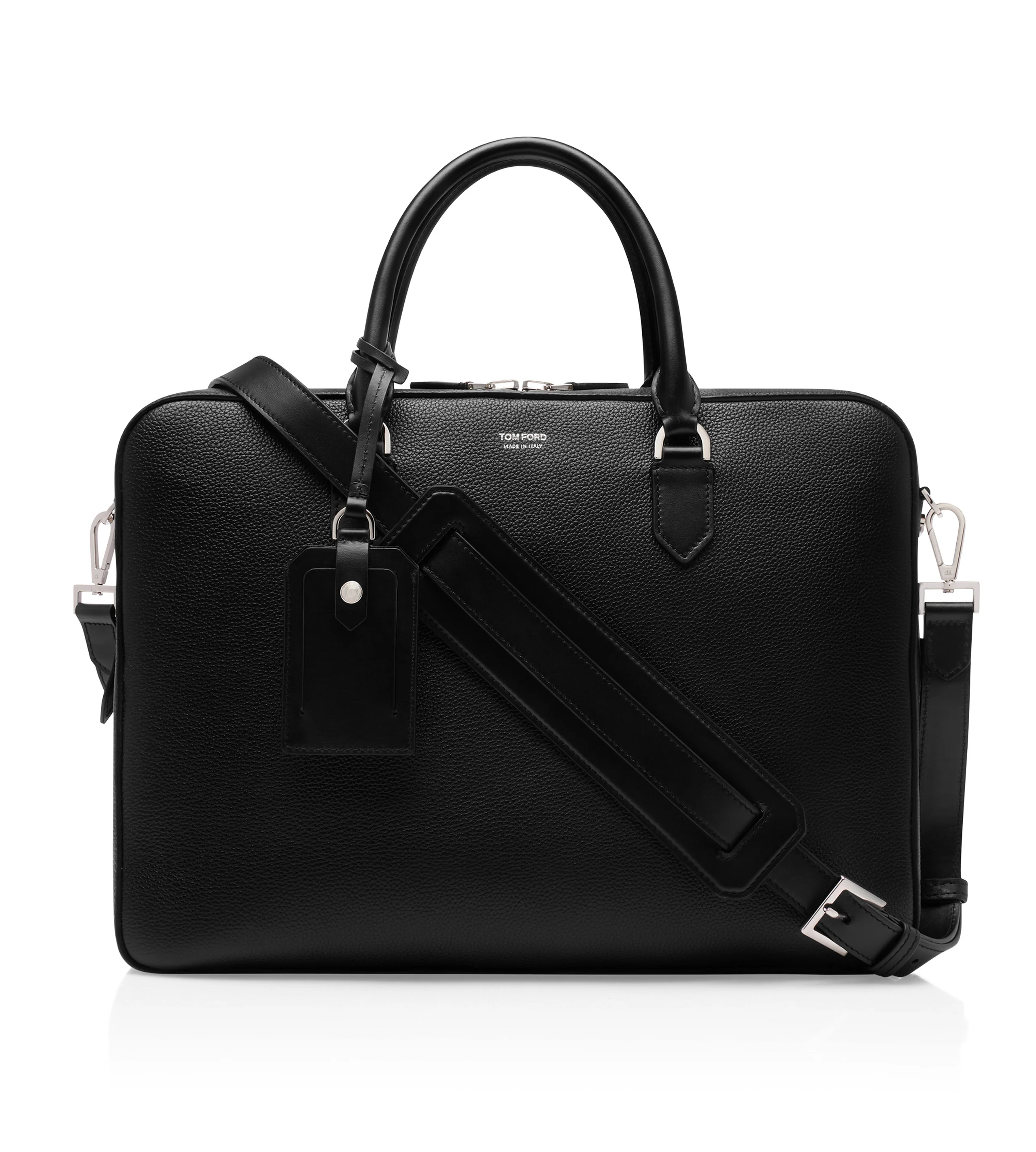 GRAIN LEATHER ELLIOT BRIEFCASE - 1