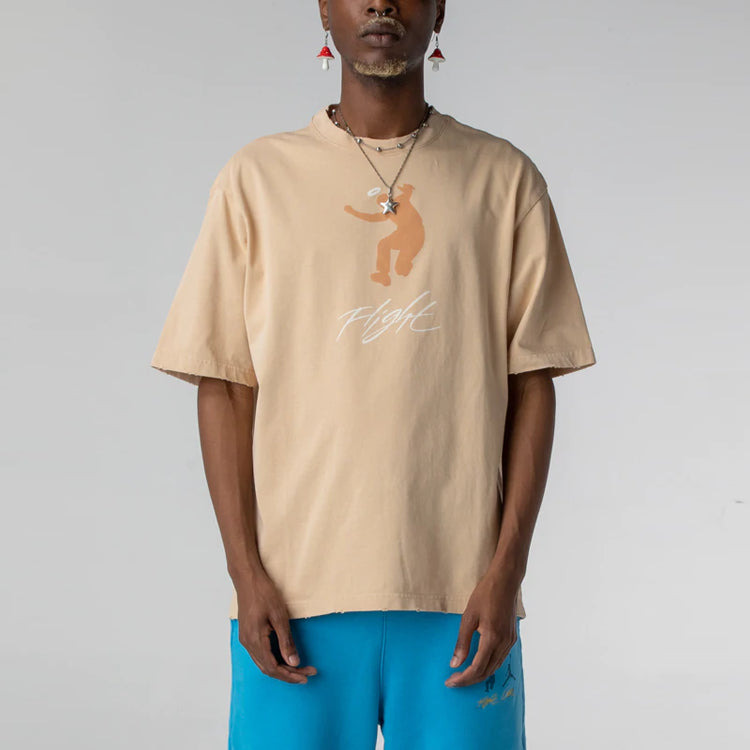 Air Jordan x Union Crossover Round Neck Tee 'Khaki' DM2840-268 - 4