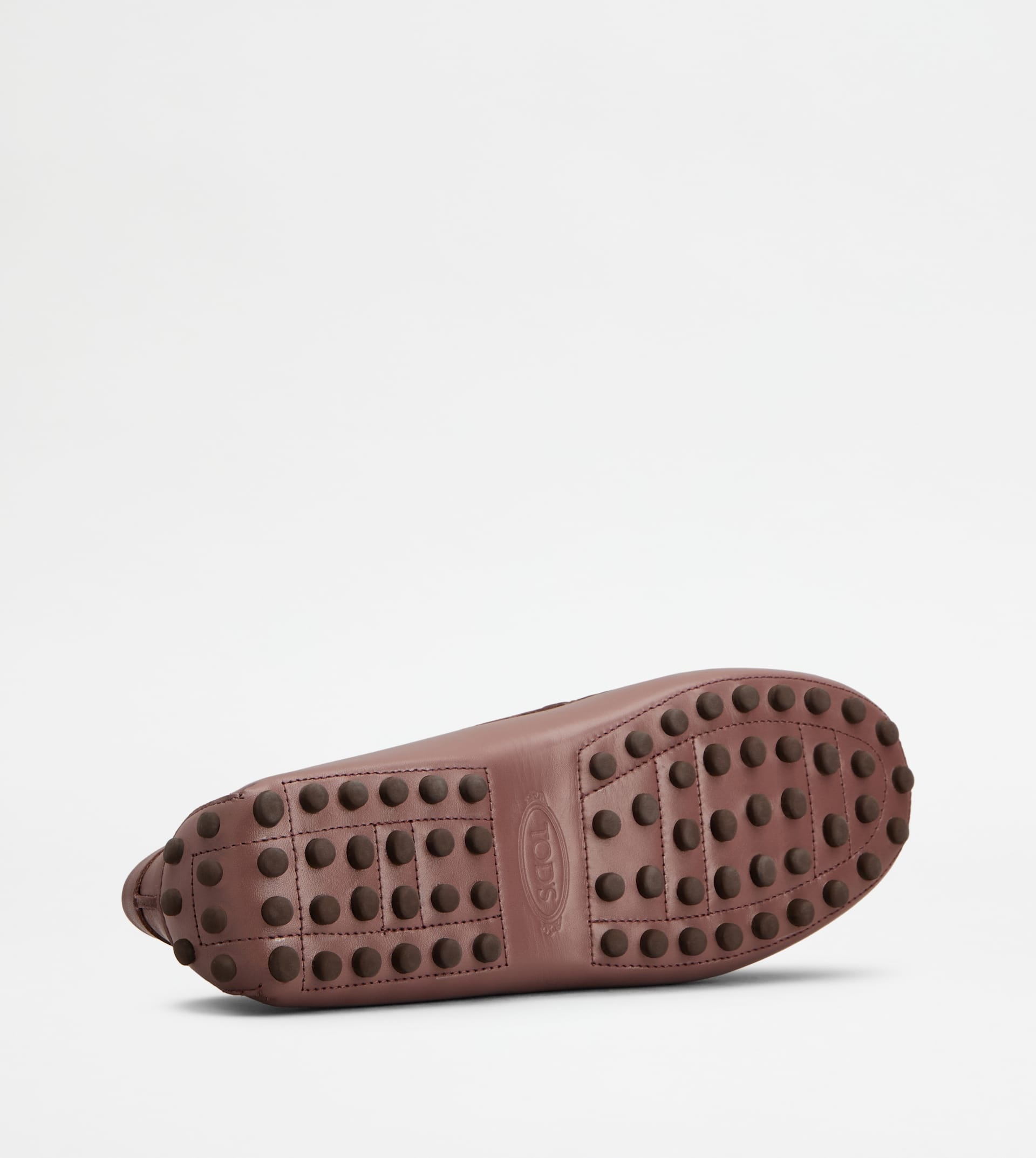 GOMMINO DRIVING SHOES IN LEATHER - BURGUNDY - 4
