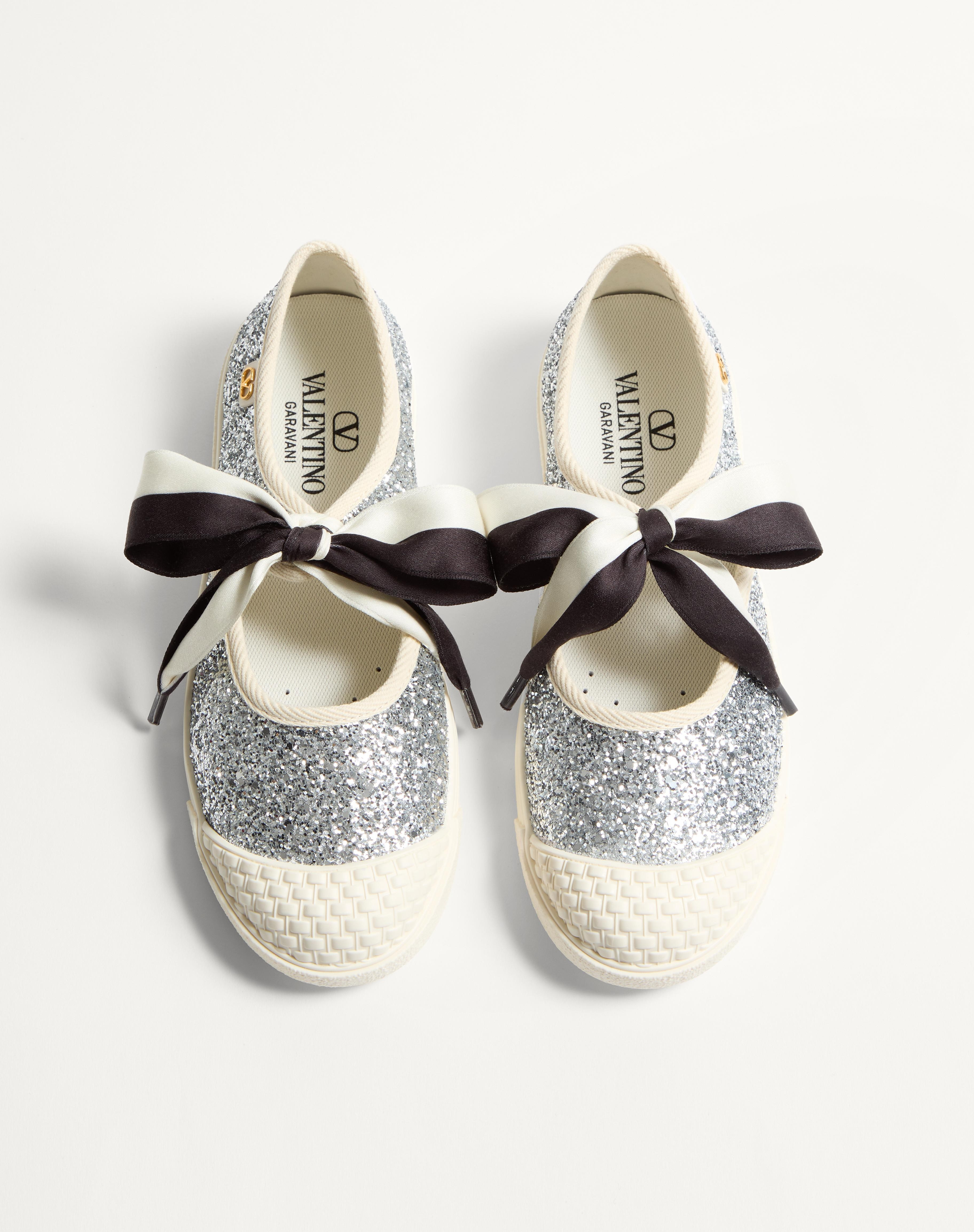 BAY BY BAY BALLERINA SNEAKERS IN GLITTER FABRIC - 4