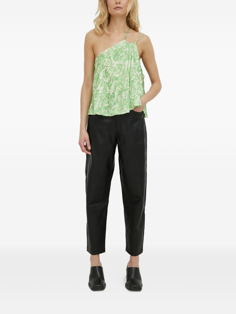 HERSKIND one-shoulder pleated top outlook