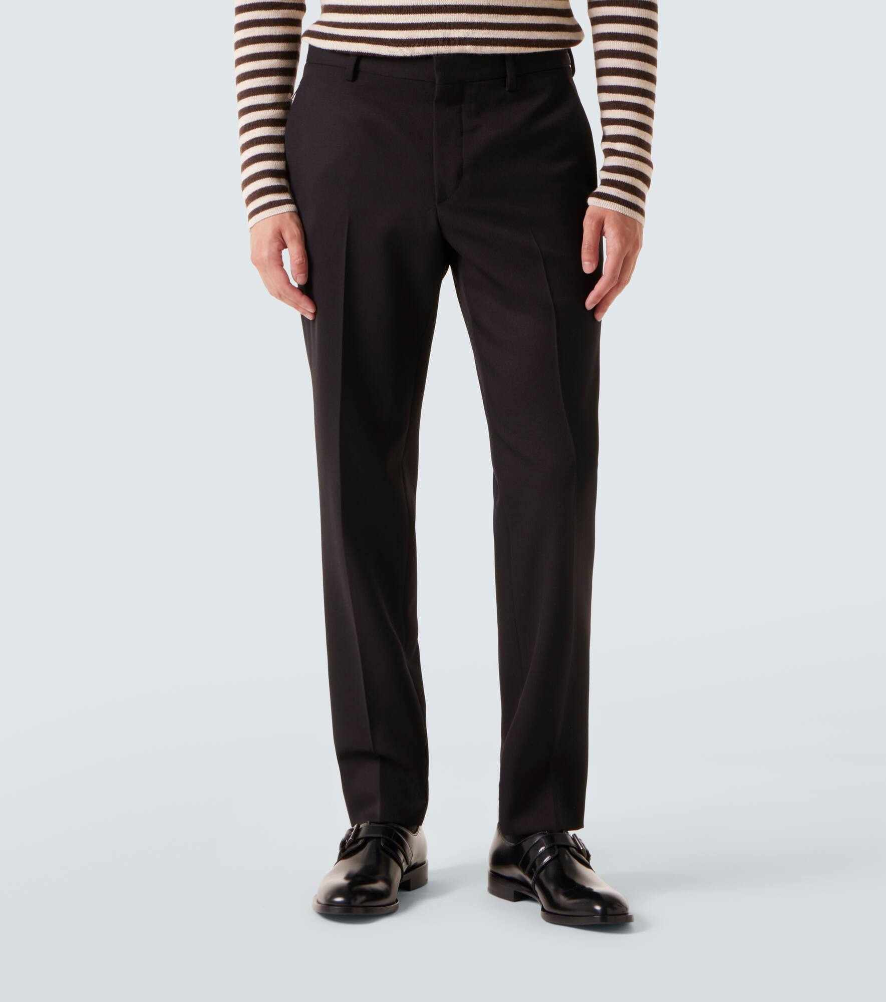 Virgin wool straight pants - 3