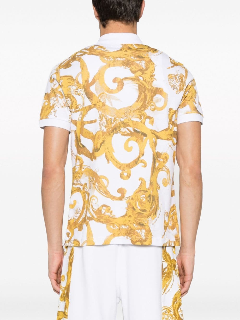 Watercolour Couture polo shirt - 4