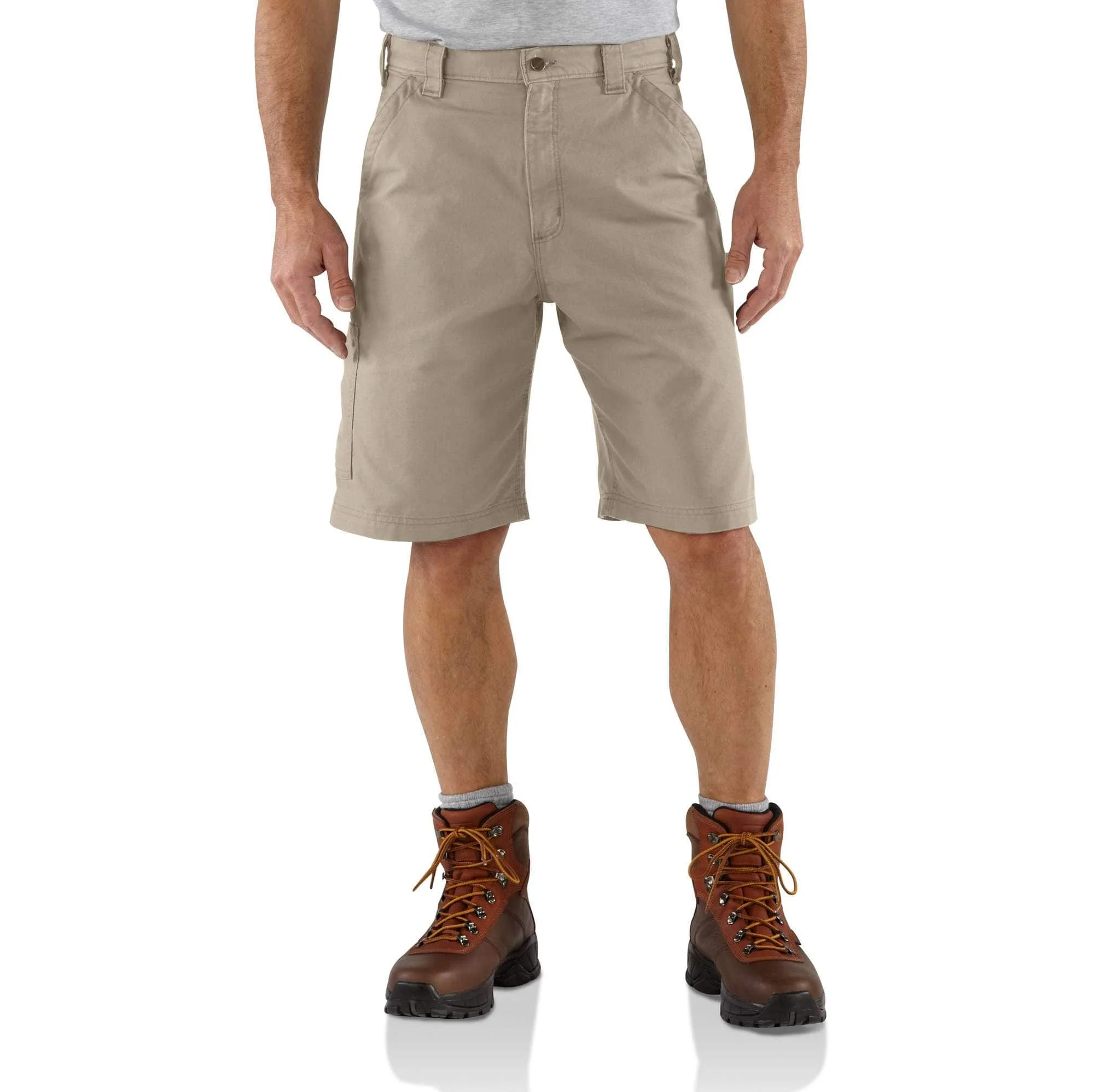 Loose Fit Canvas Utility Work Short - 1