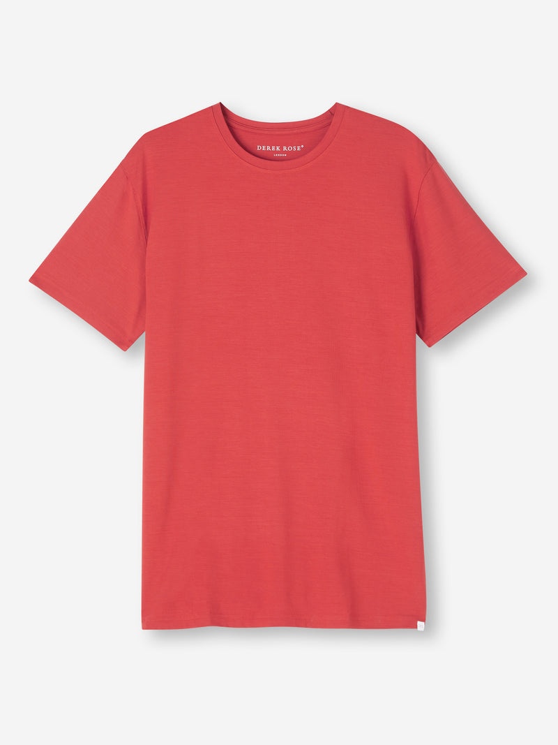 Men's T-Shirt Basel Micro Modal Stretch Paprika - 1