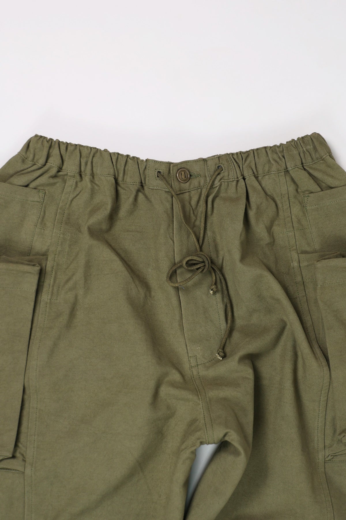 Salt Pants - Olive Slub - 2