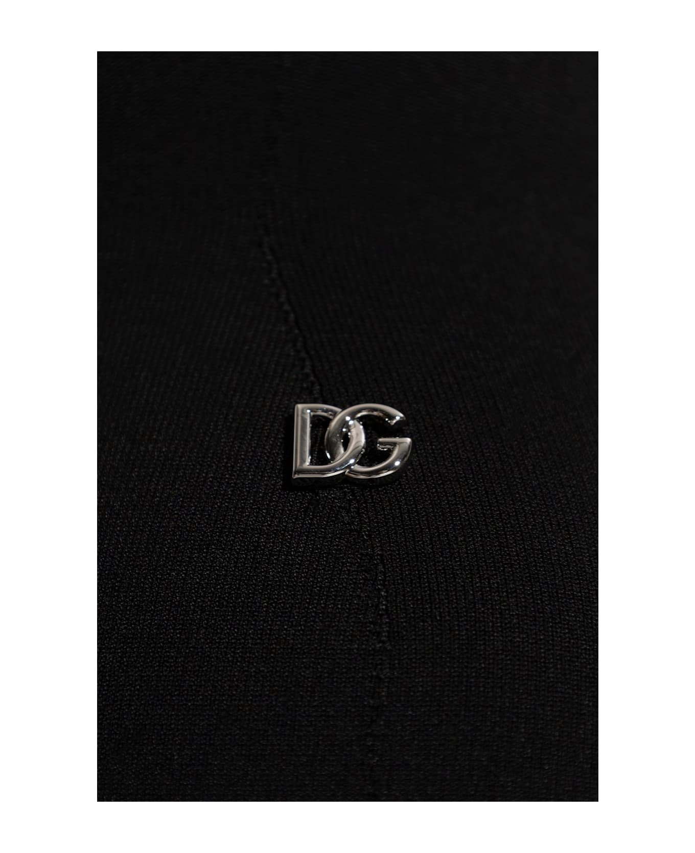 Dg Logo Plaque Sleeveless Knitted Dress - 4