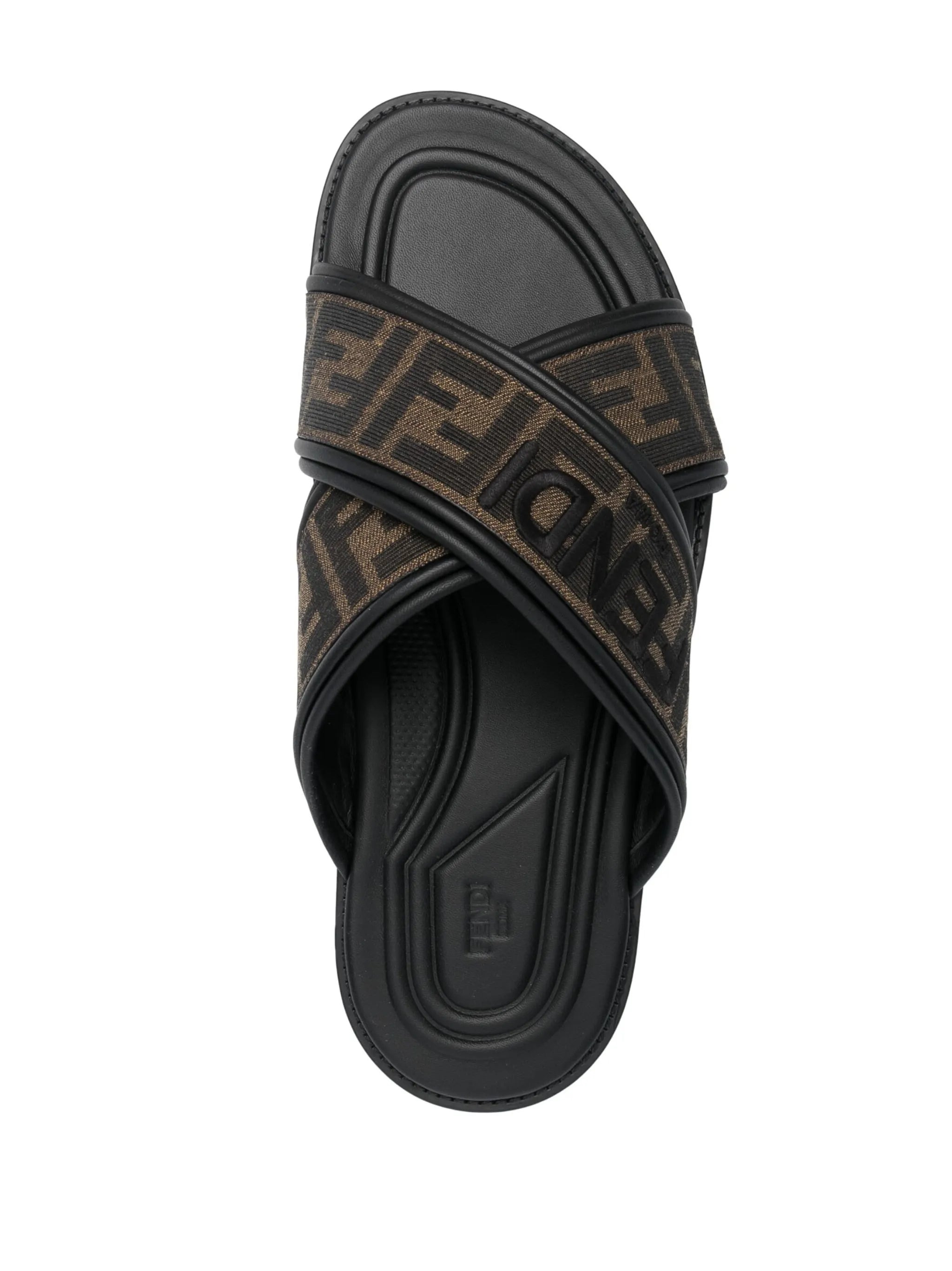 Fendi FF-jacquard Slides - 3