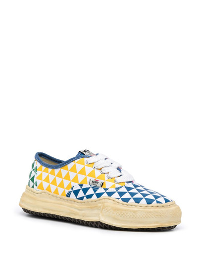 Maison MIHARAYASUHIRO Baker geometric-print sneakers outlook