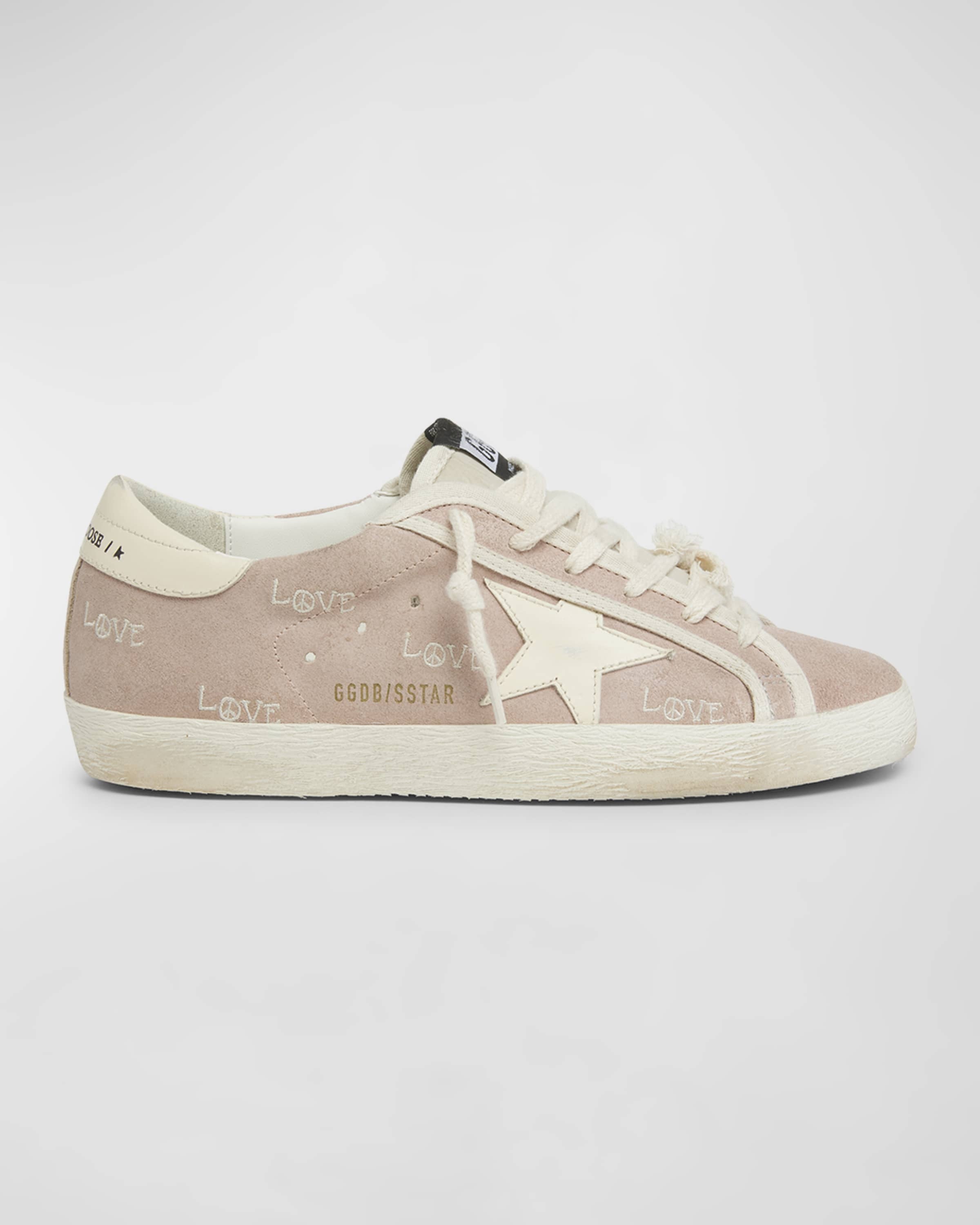 Superstar Suede Embroidered Low-Top Sneakers - 1