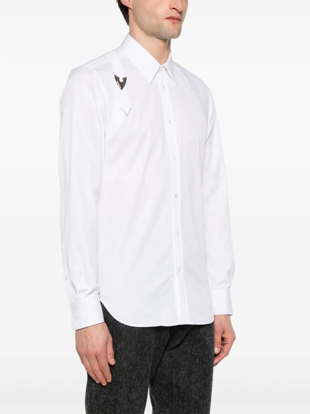 BUCKLE POPLIN SHIRT - 3