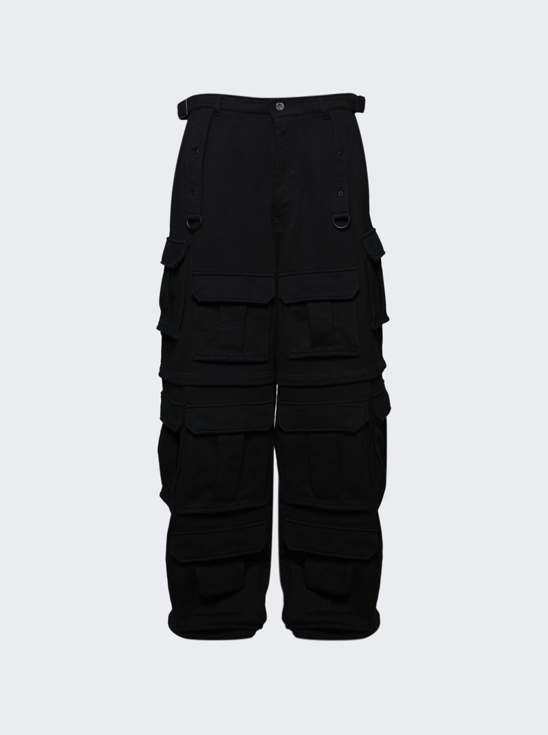 wide-leg cargo track pants 1