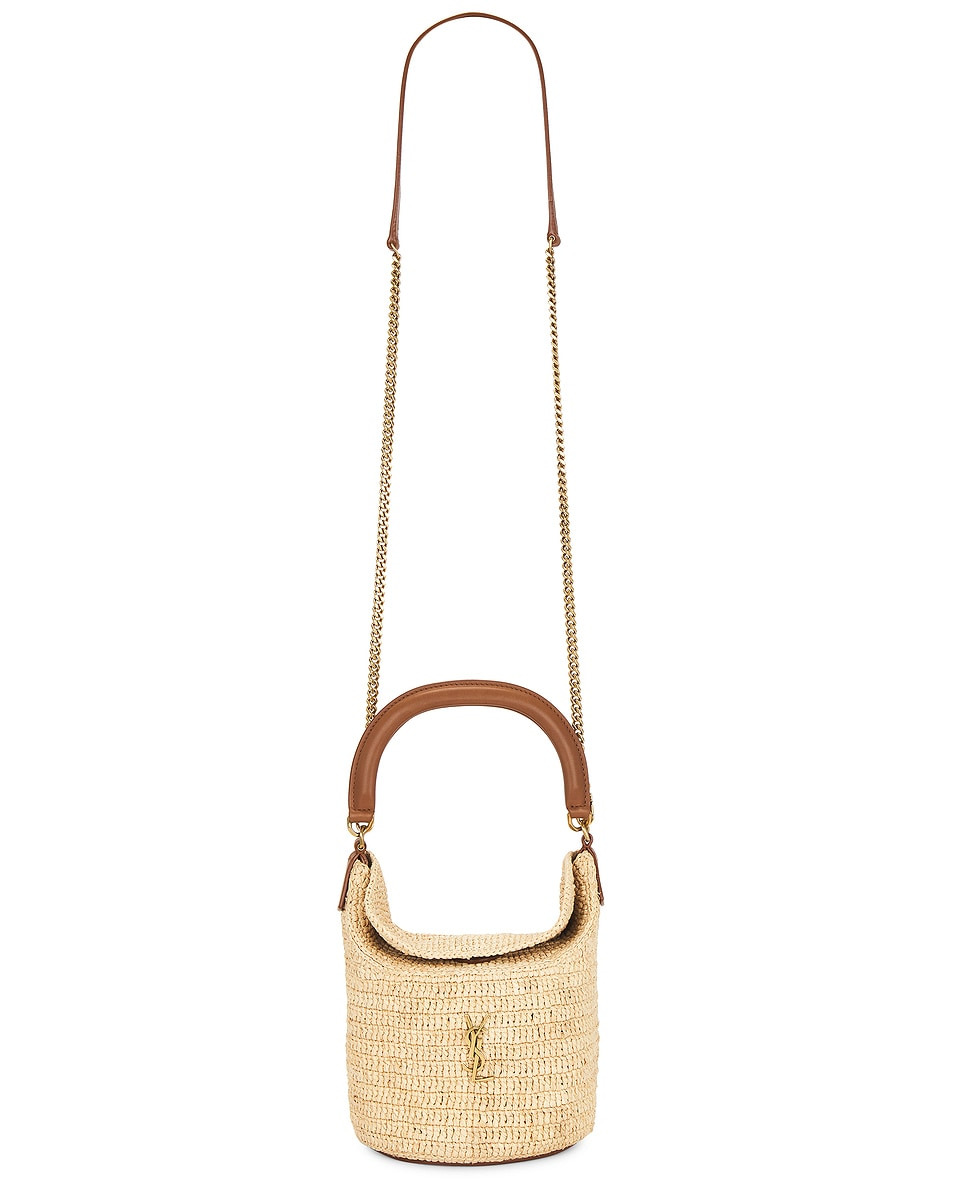 Top Handle Bucket Bag - 1