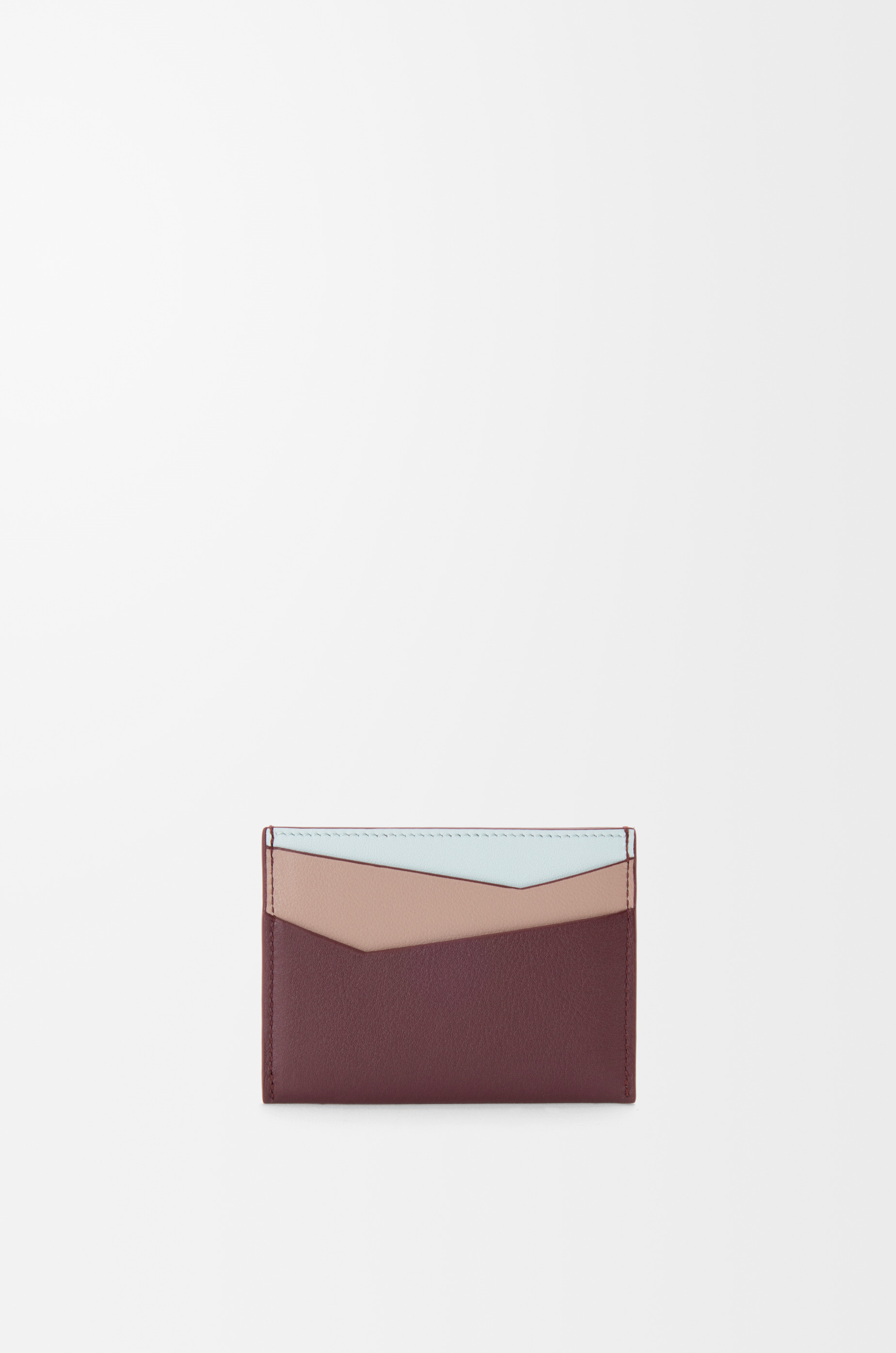 Puzzle plain cardholder in classic calfskin - 3
