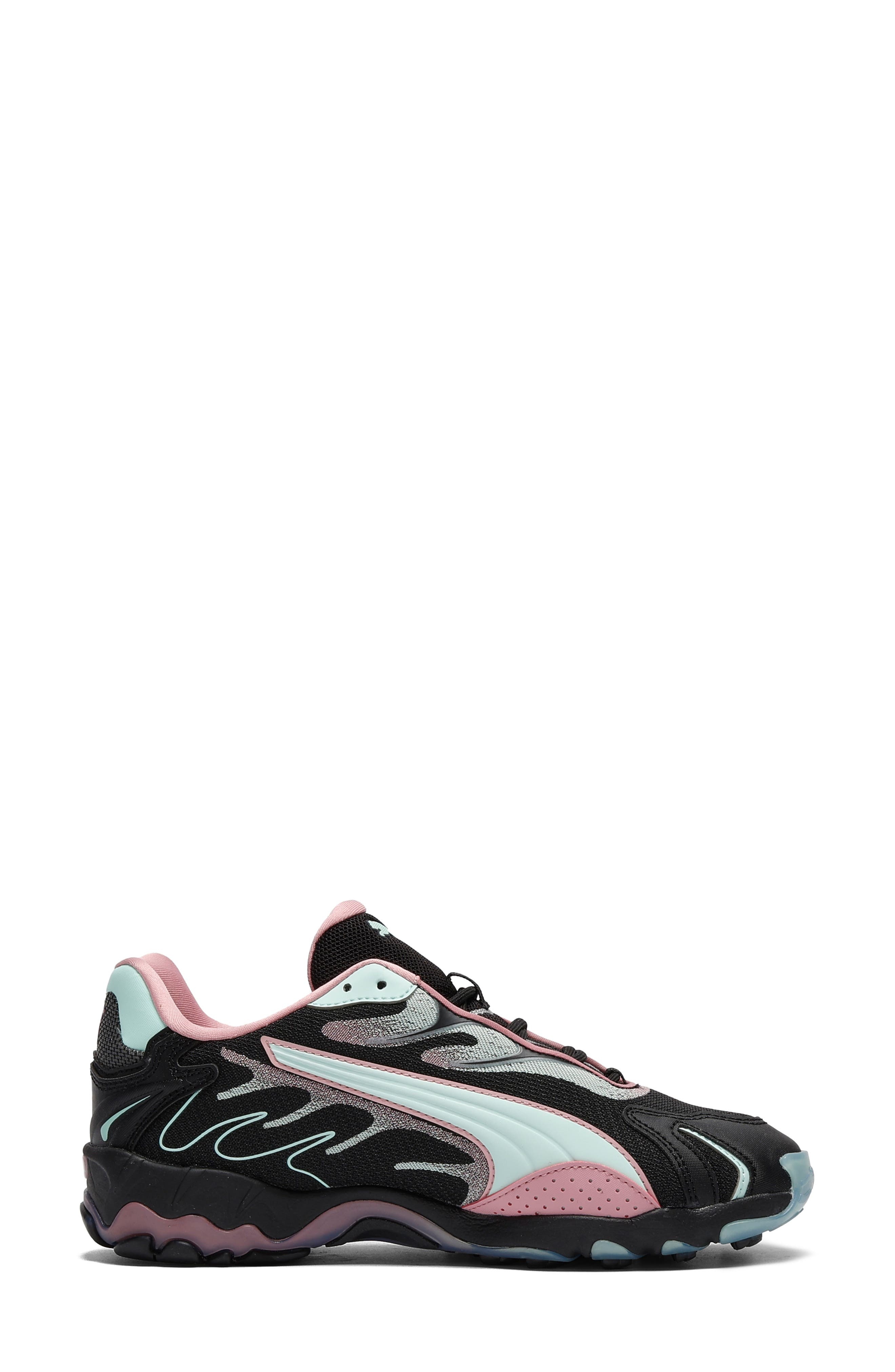 PUMA Inhale Speed Style Sneaker in Puma Black/Poised Pink at Nordstrom - 4