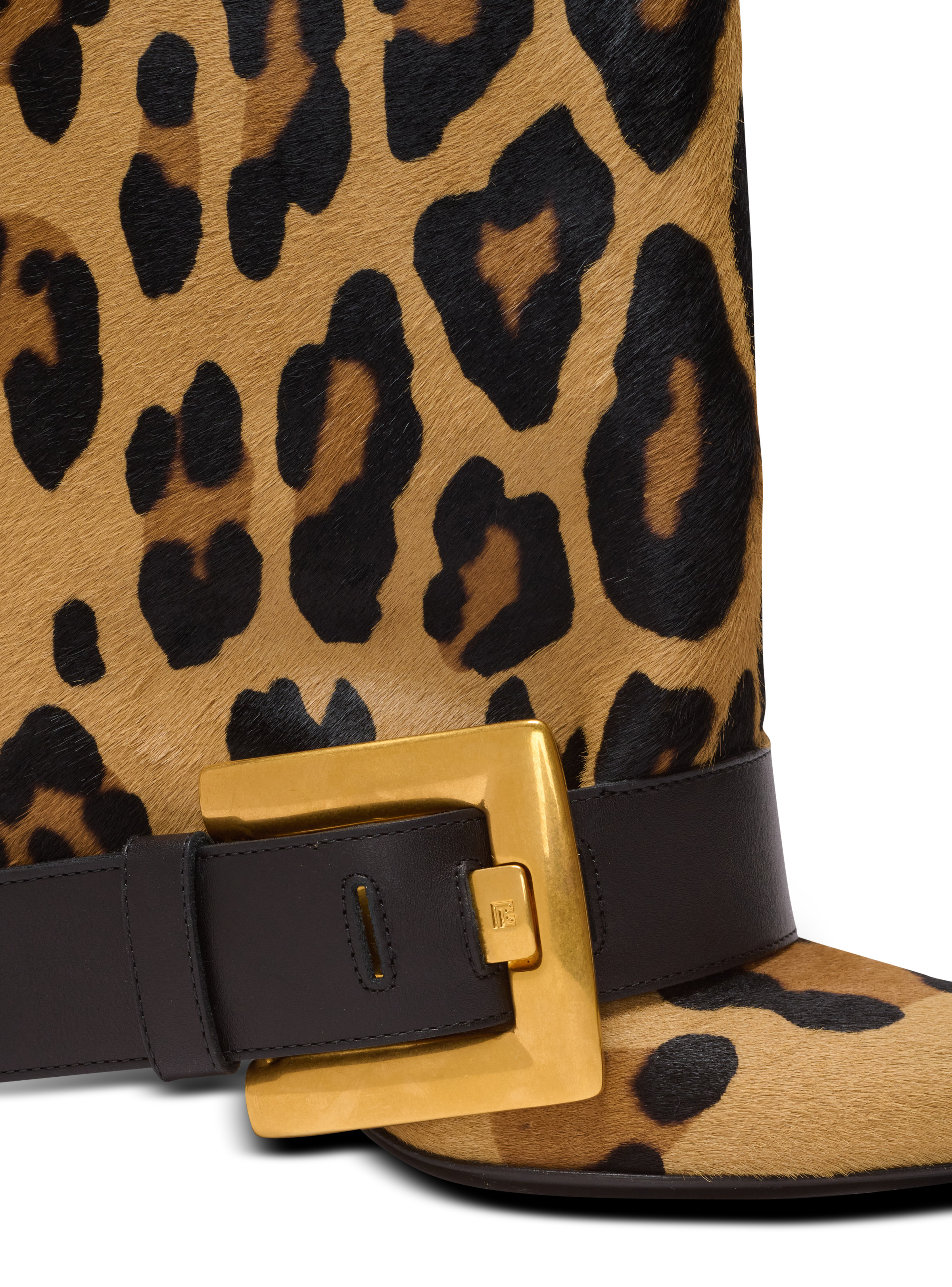 Anthem leopard print leather boots - 6