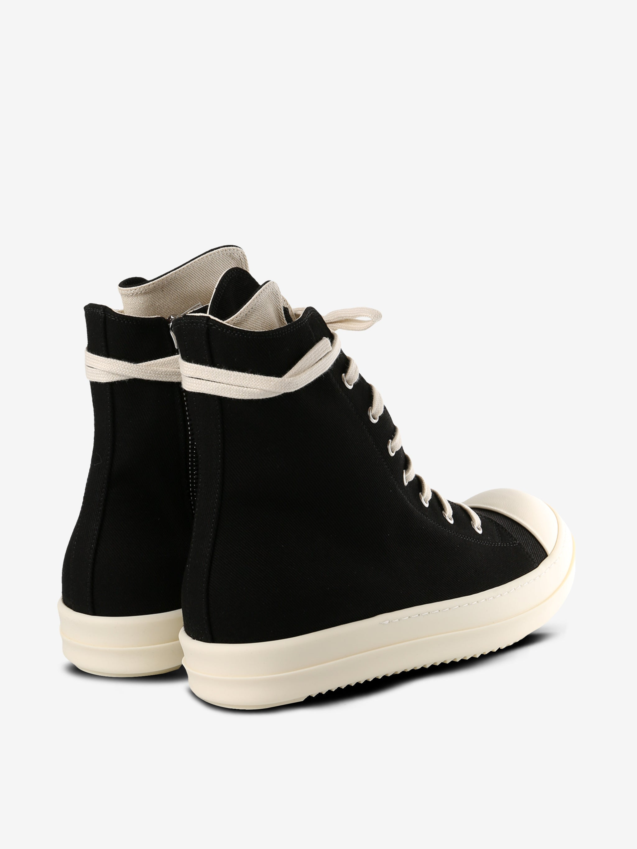 RICK OWENS DRKSHDW - Men Overdyed Denim Sneaks - 3