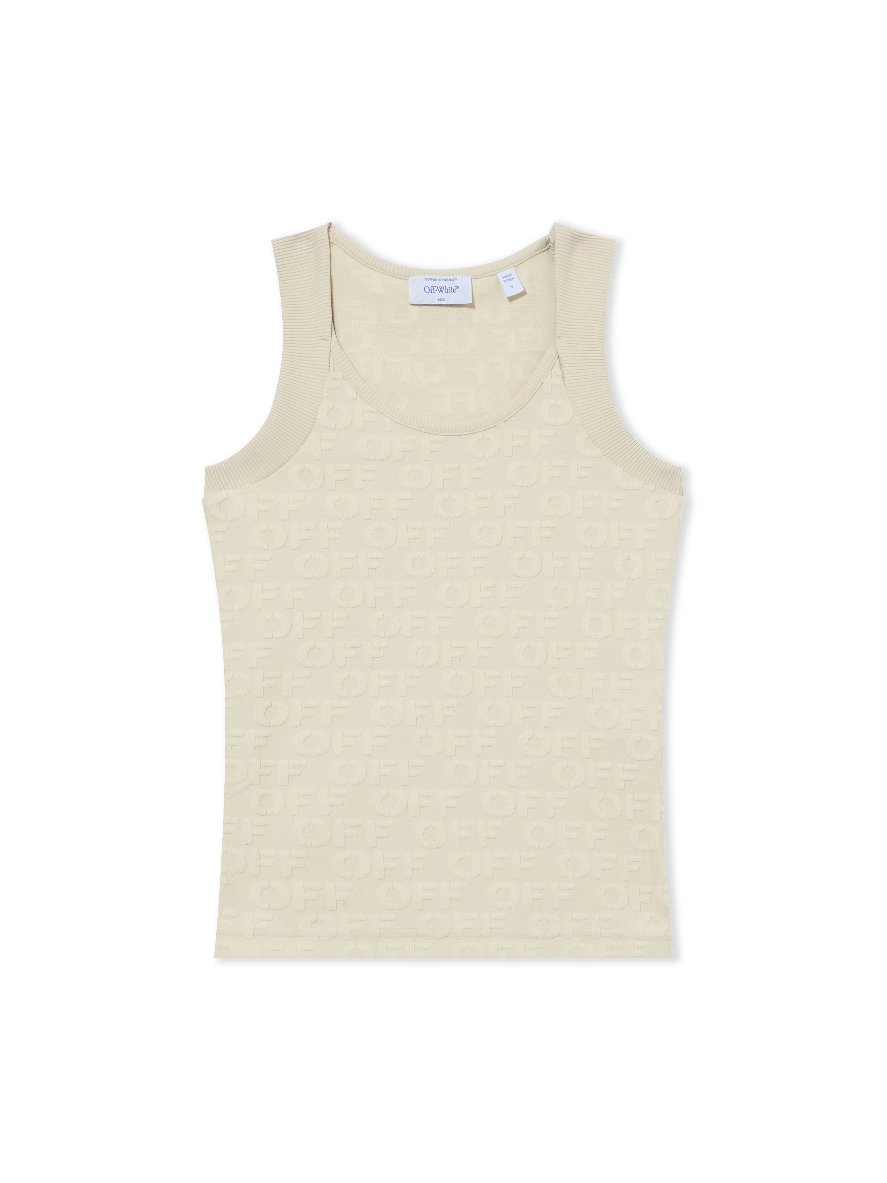 Terry Off Tank Top - 1
