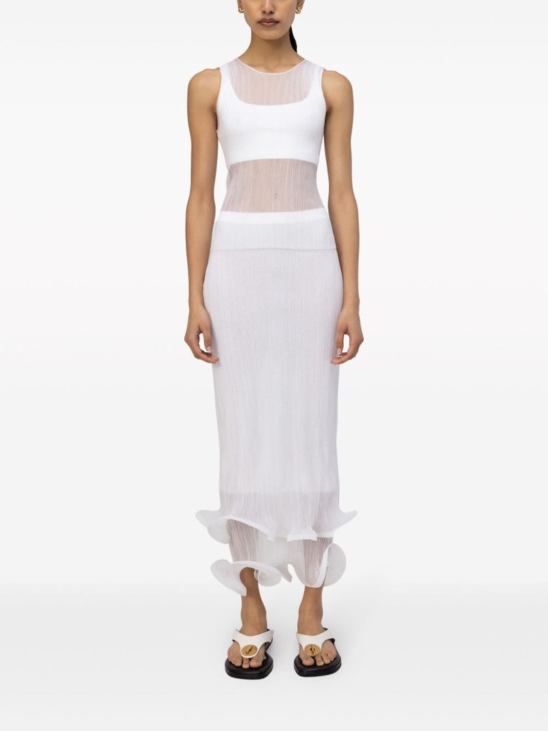 SIMKHAI Oakley semi-sheer tank top outlook