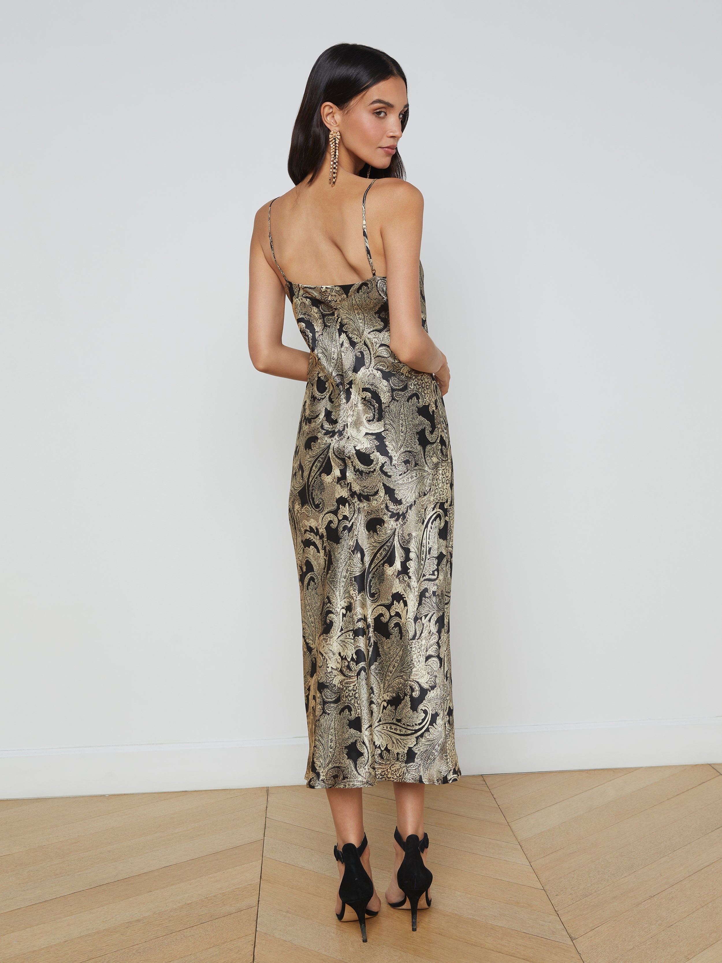 Seridie Silk Slip Dress - 4