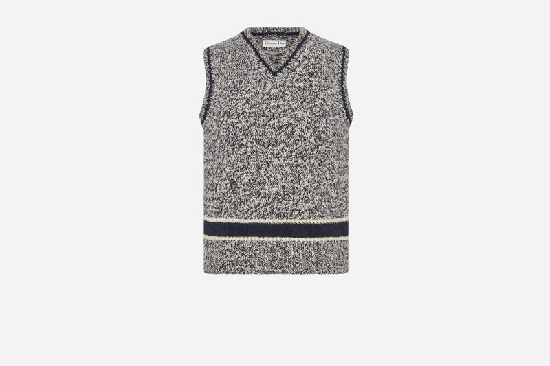 V-Neck Sleeveless Sweater 1
