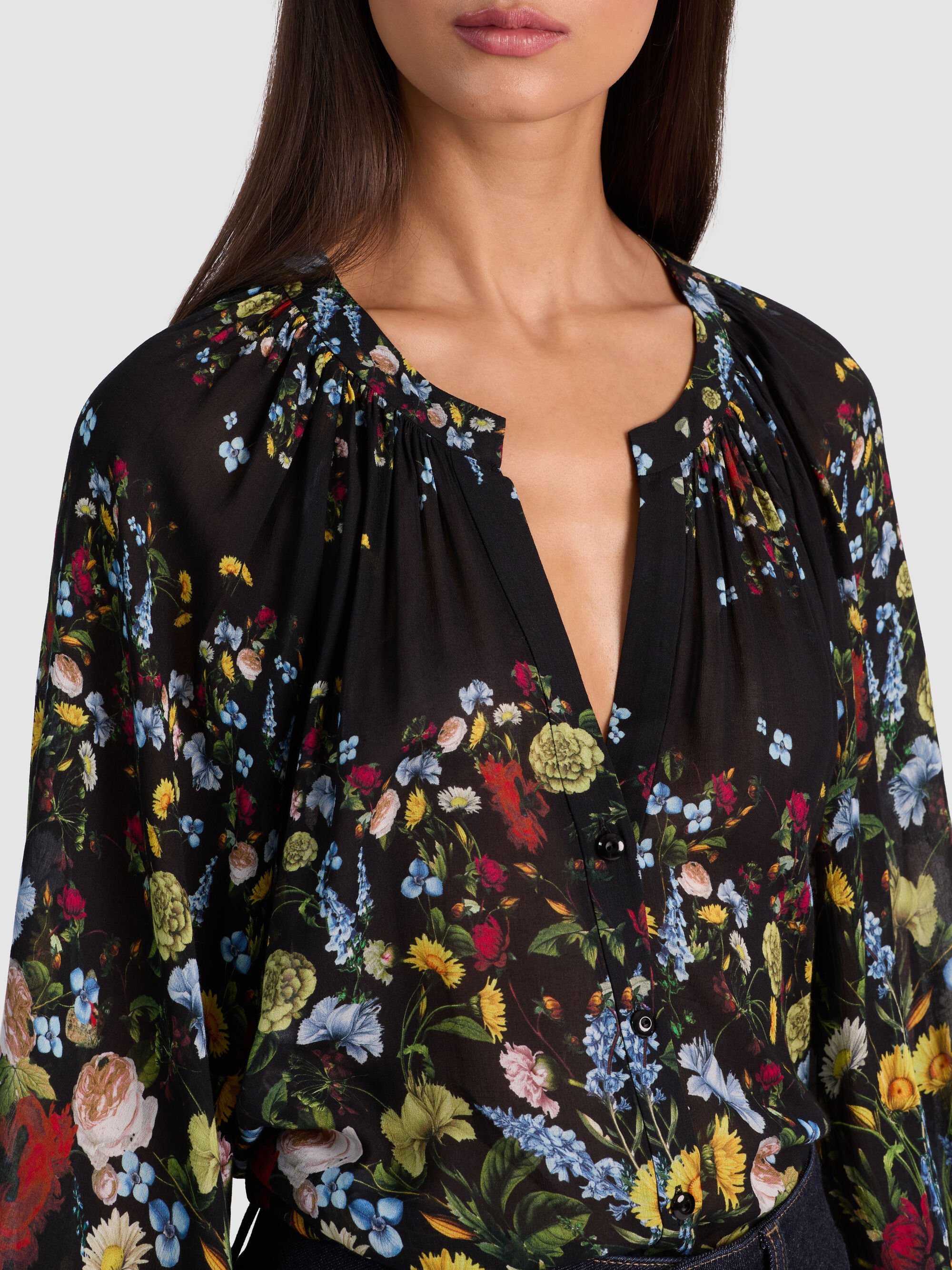 THALIA BUTTON DOWN BLOUSE - 5