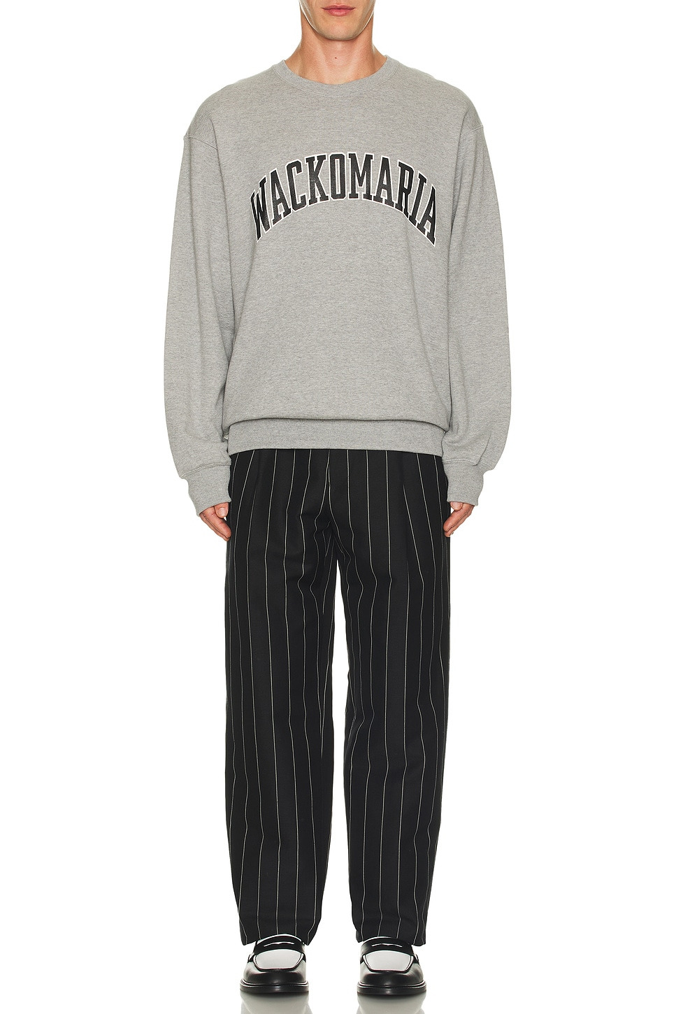 WACKO MARIA Middle Weight Sweat Shirt Type-1 | REVERSIBLE