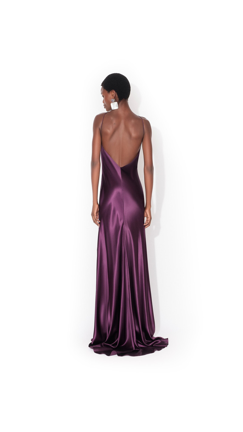 Alaïa CURVED SILK DRESS outlook