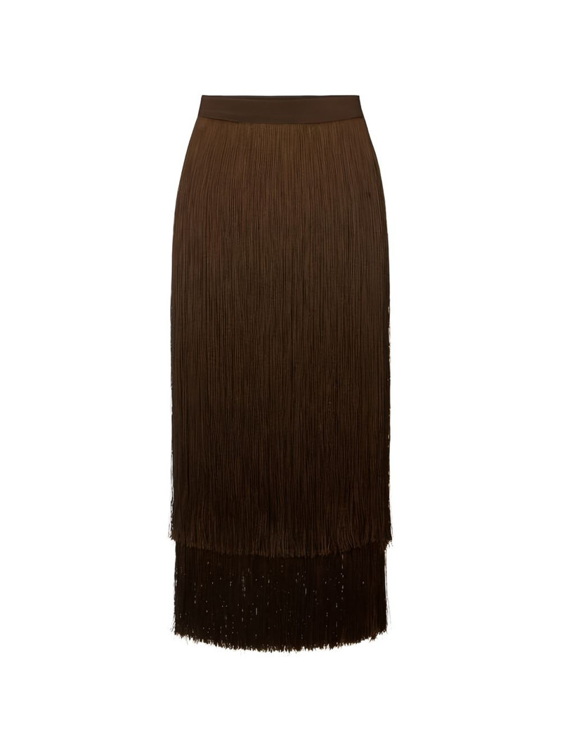 fringed midi skirt 1
