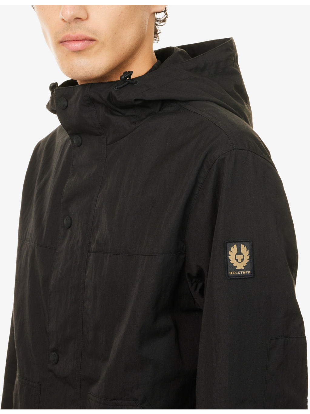 Cover Brand-Patch Cotton-Blend Jacket - 5