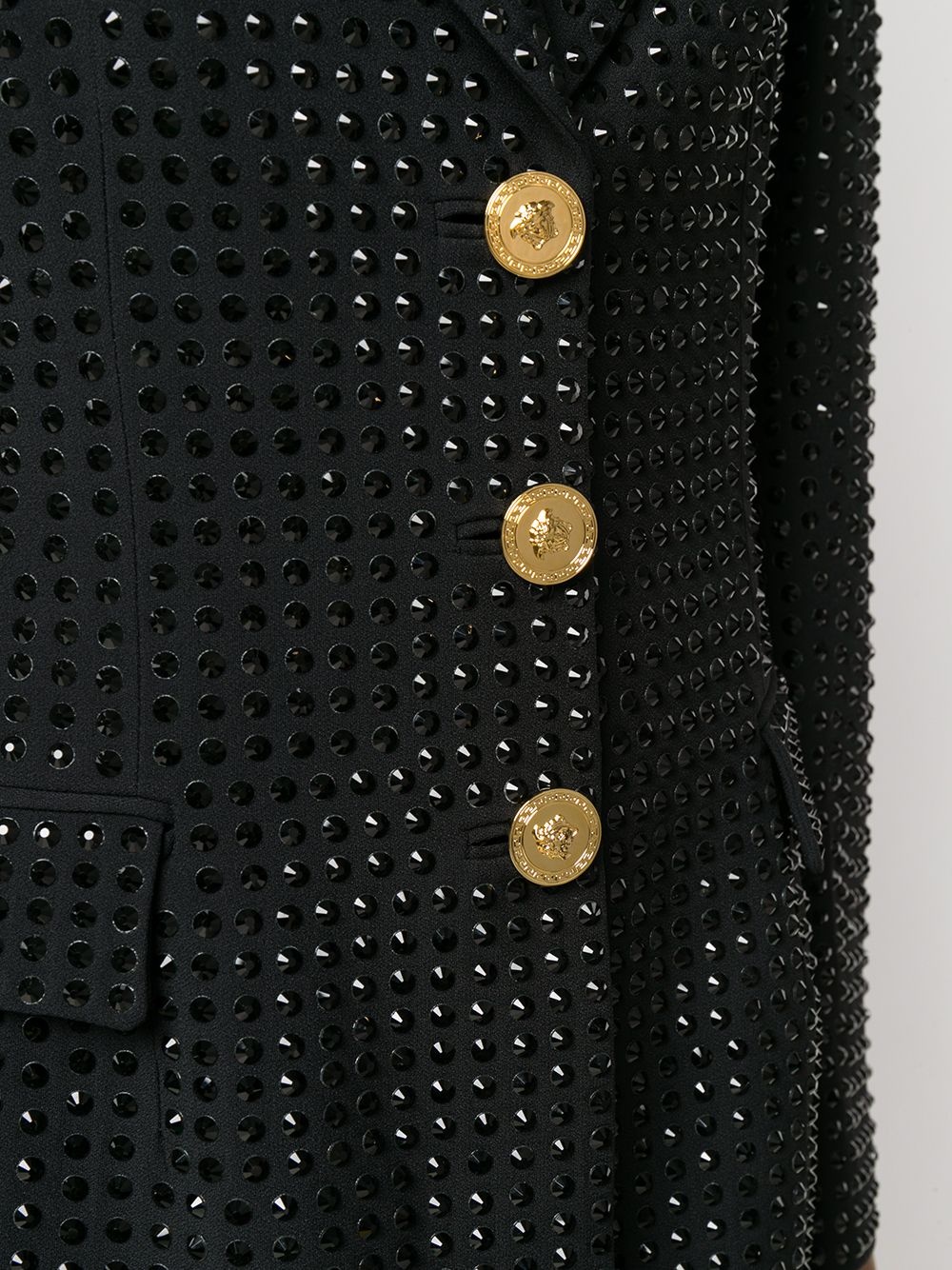 crystal detail blazer - 5