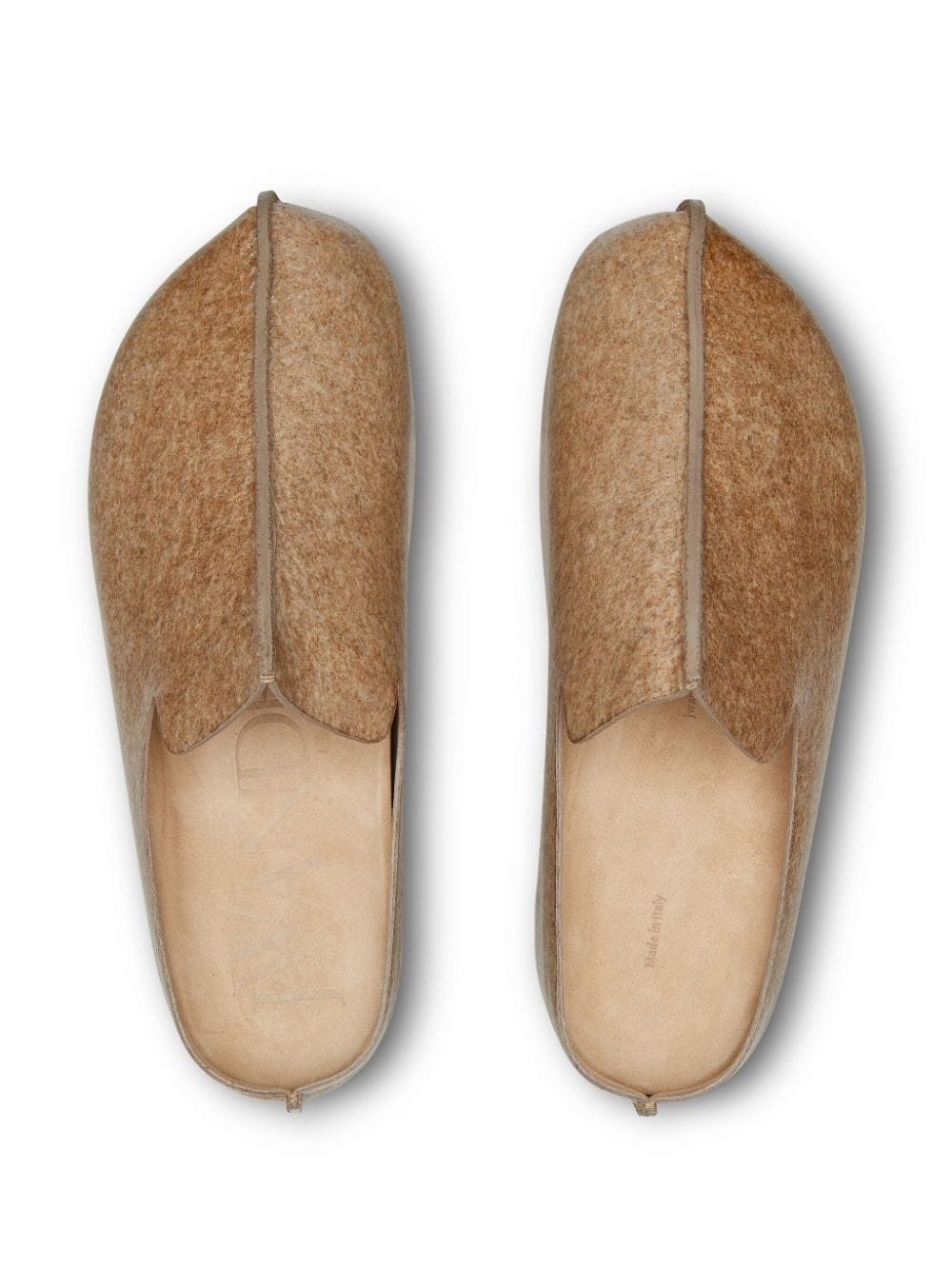 leather platform clogs - 5
