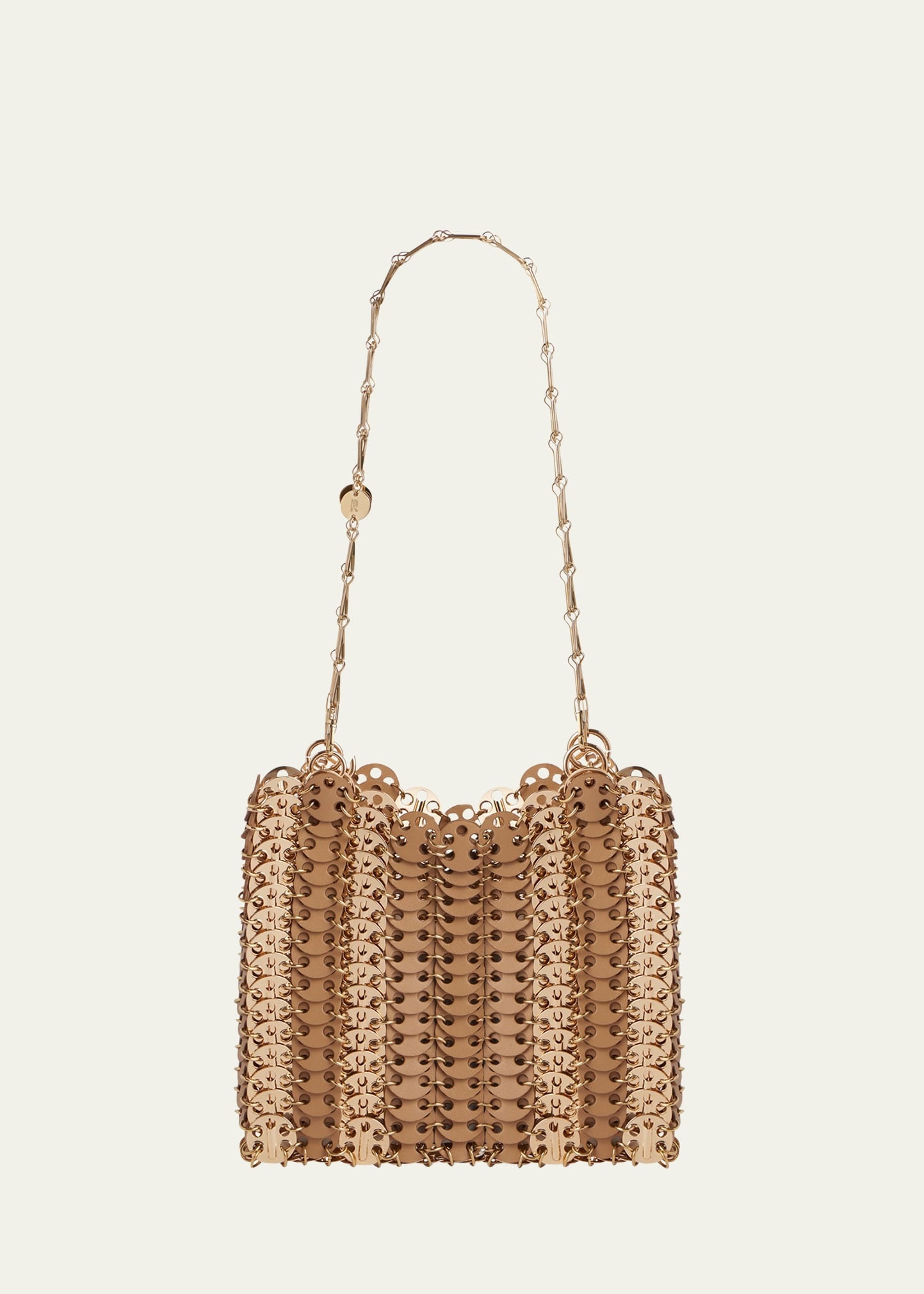 Disc Calf Leather Shoulder Bag - 1