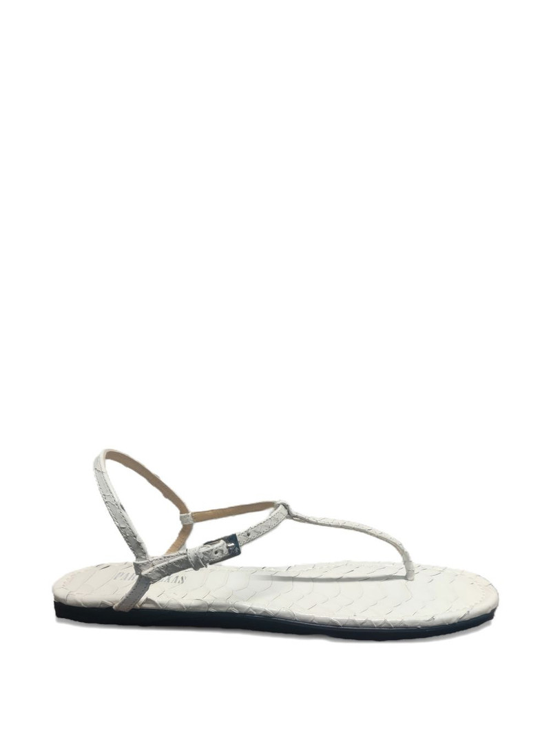 buckle T-strap sandals 1