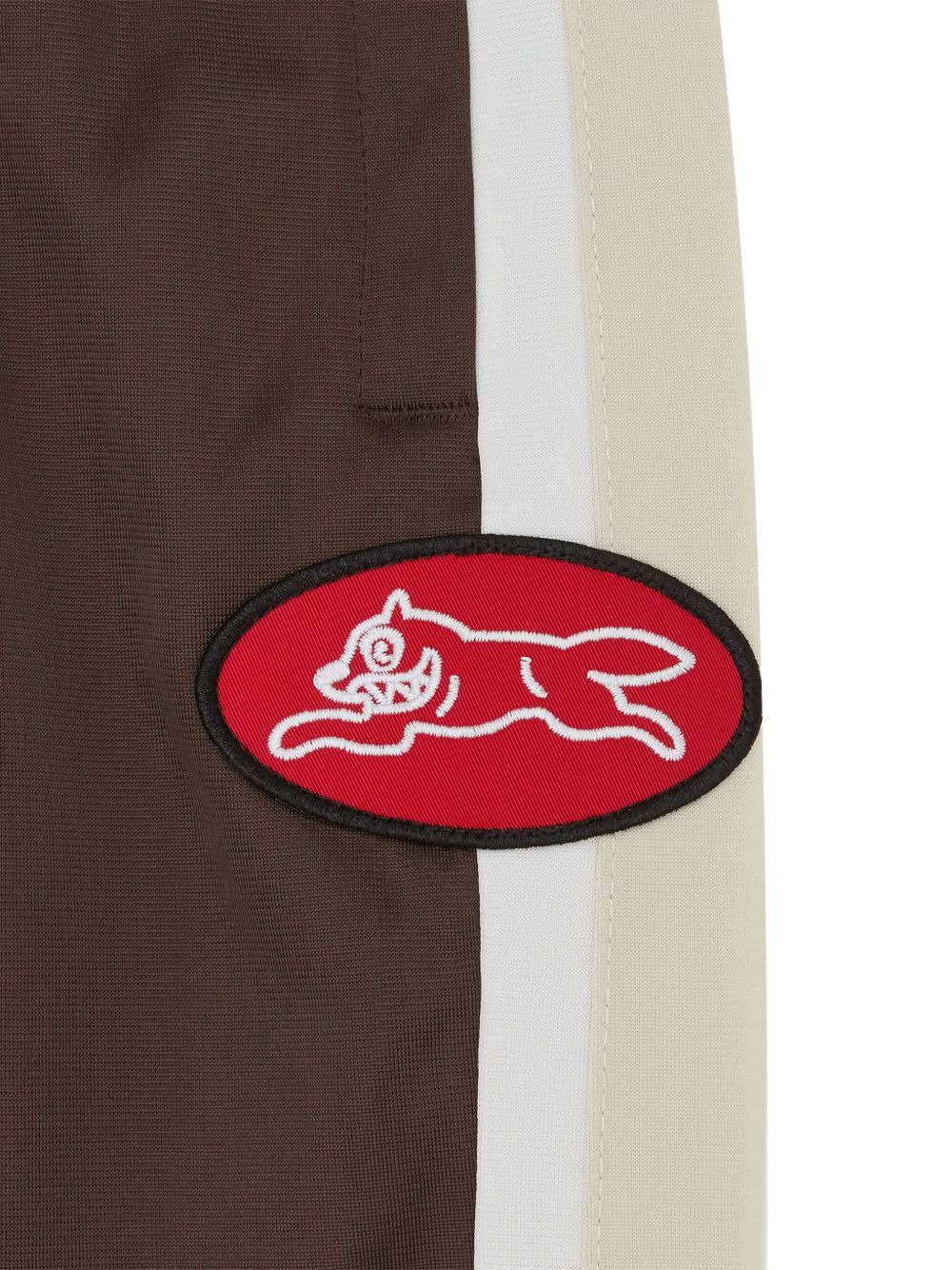 SIDE-STRIPE LOGO-PATCH TRACK PANTS - 3