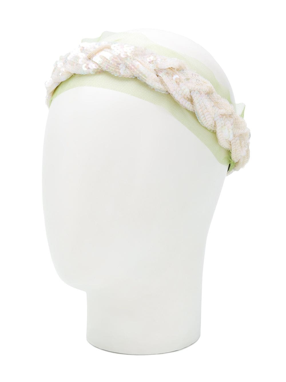 sequin embroidered headband - 2