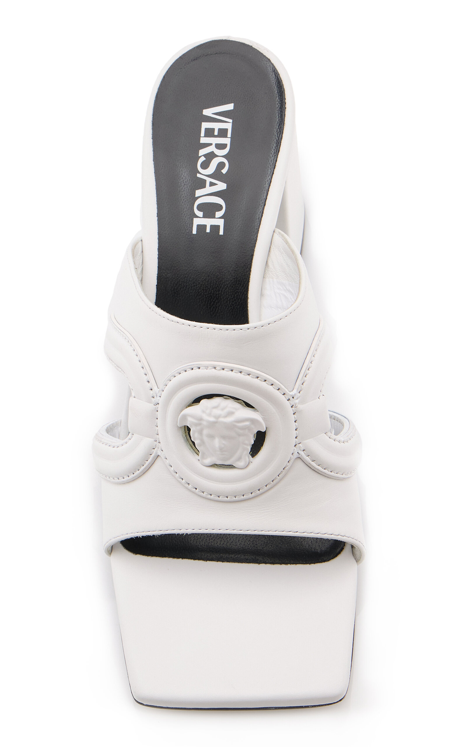 Leather Mules white - 3
