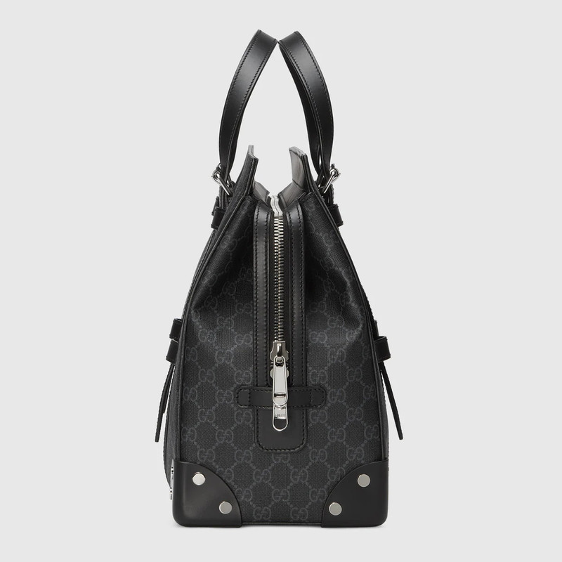 GG tote bag with leather details 4