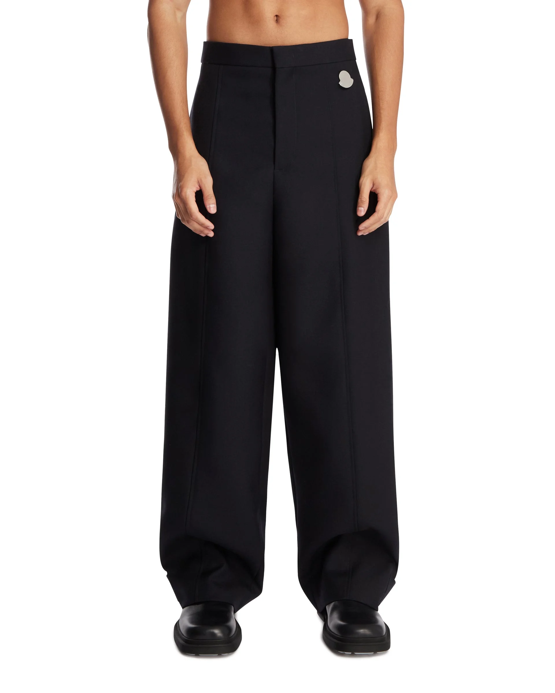 Moncler Genius x Jil Sander Blue Wool Tailored Trousers - 1