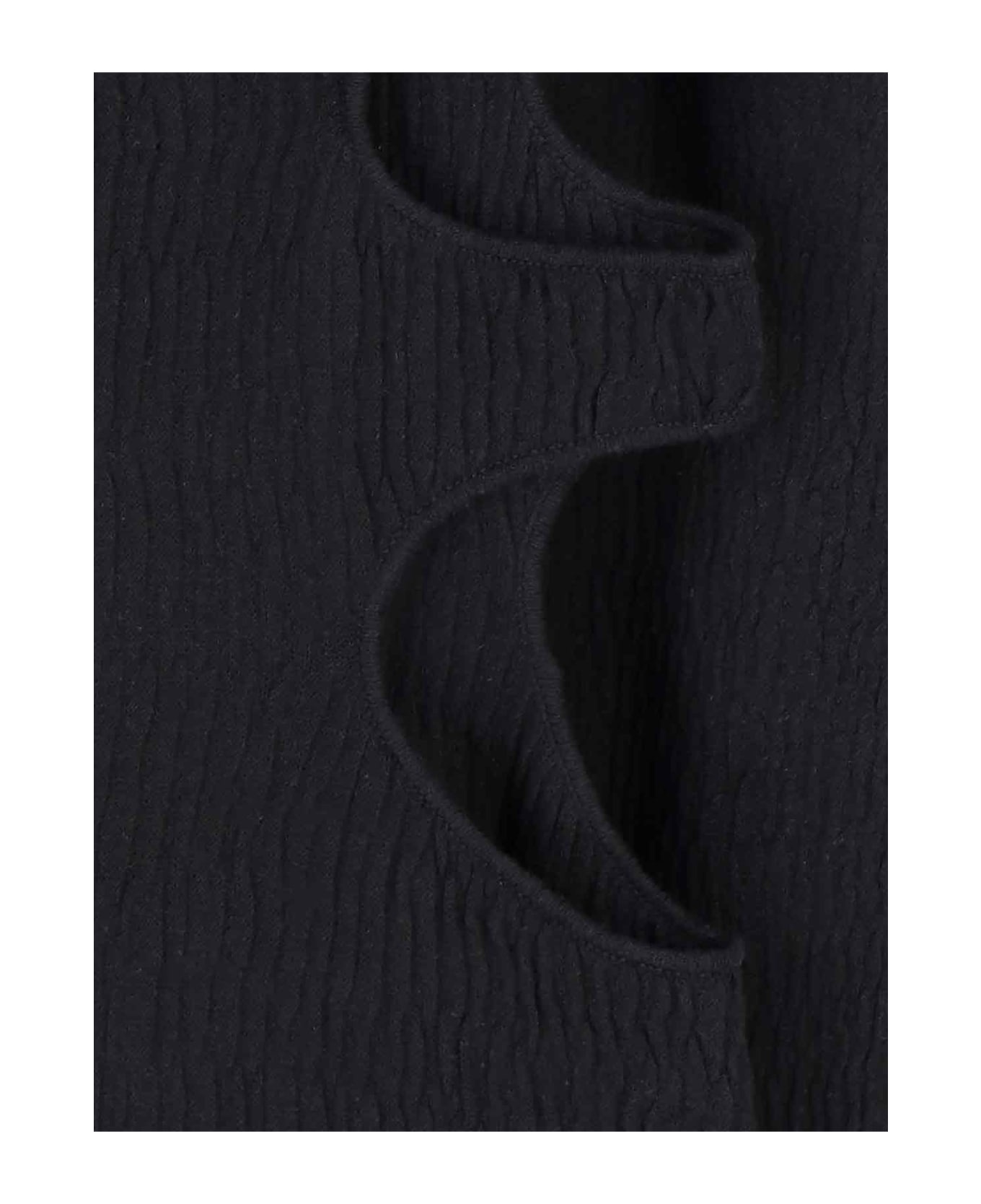 Cut-out Knitted Dress - 4