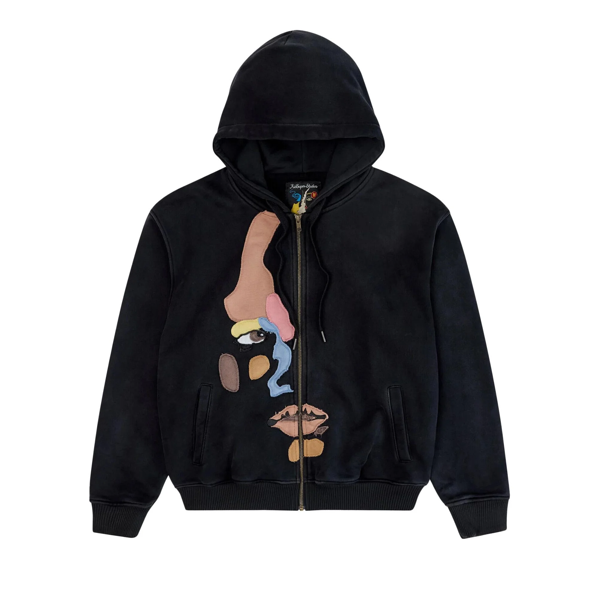 KidSuper Side Eye Face Hoodie 'Black' - 1