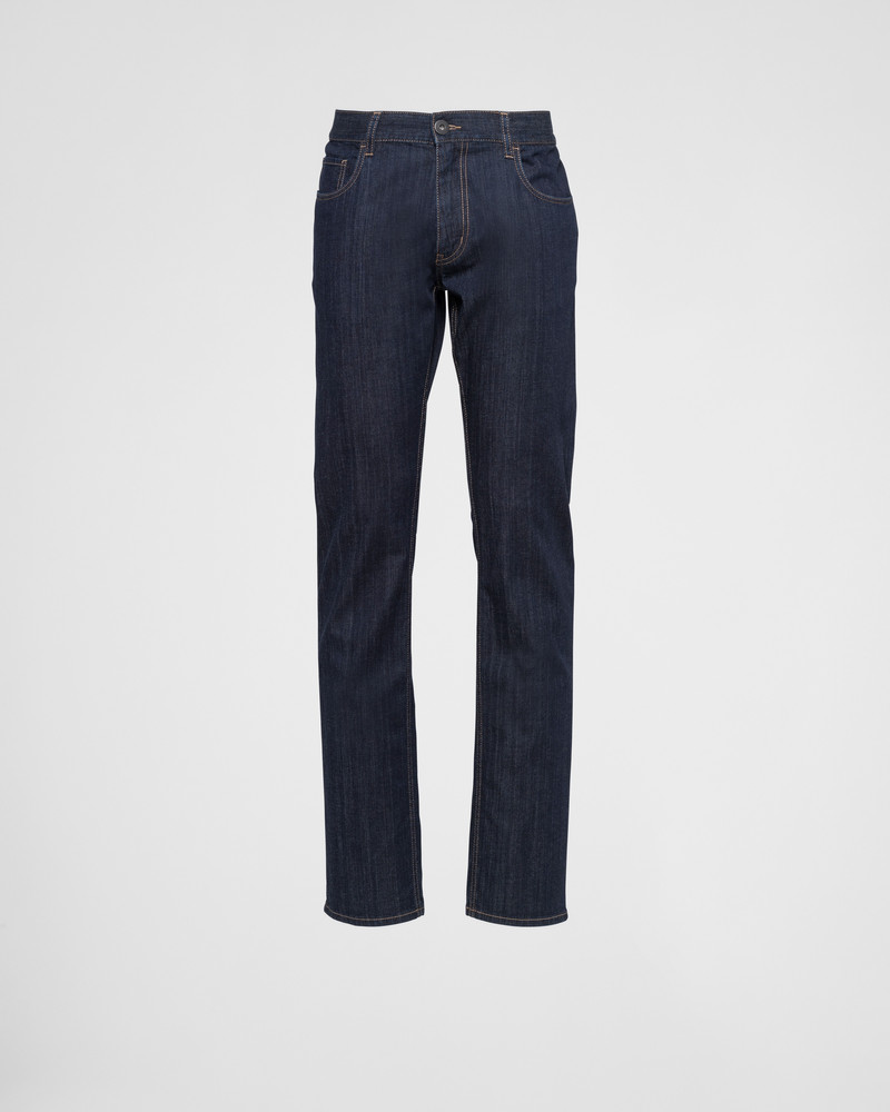 Five-pocket stretch-denim trousers 1